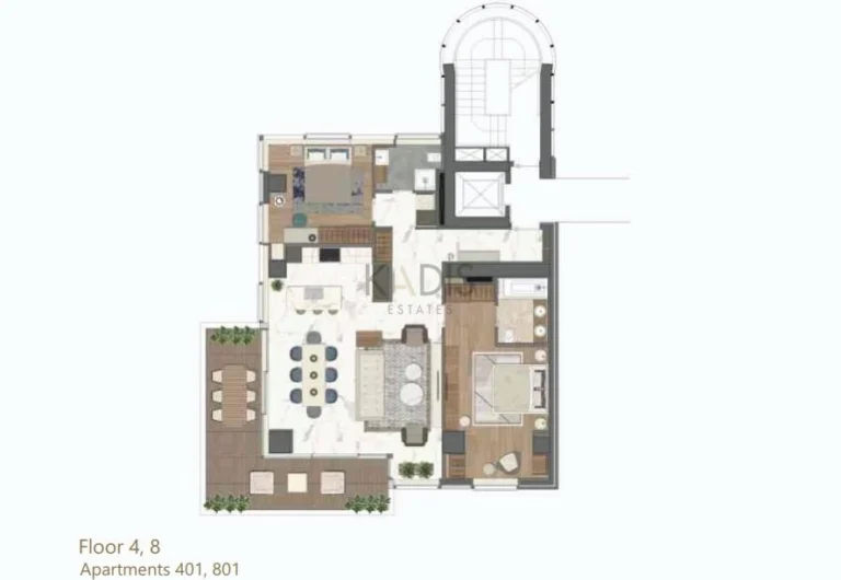 4 Bedroom Apartment for Sale in Agios Tychonas, Limassol District
