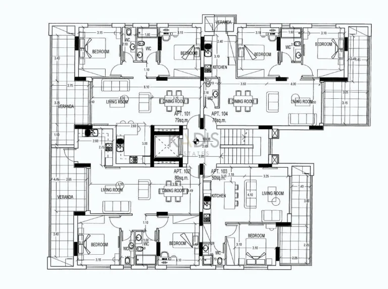 2 Bedroom Apartment for Sale in Limassol – Ekali