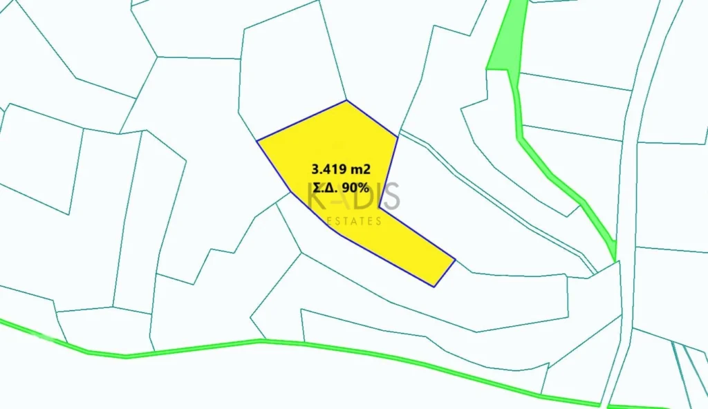 3,419m² Plot for Sale in Lympia, Nicosia District