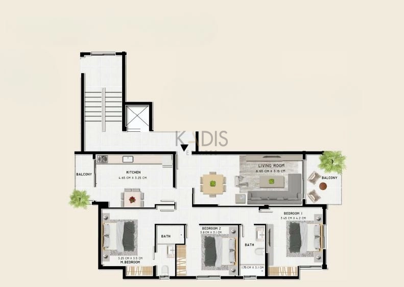 3 Bedroom Apartment for Sale in Larnaca District