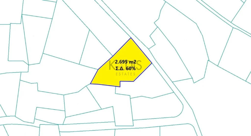 2,695m² Plot for Sale in Dali, Nicosia District