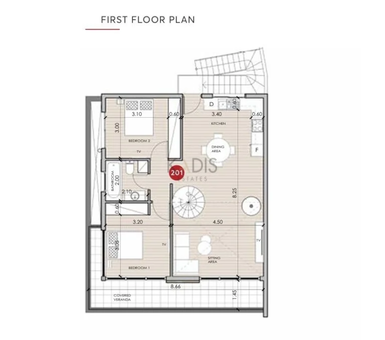 53m² Apartment for Sale in Prodromos, Limassol District