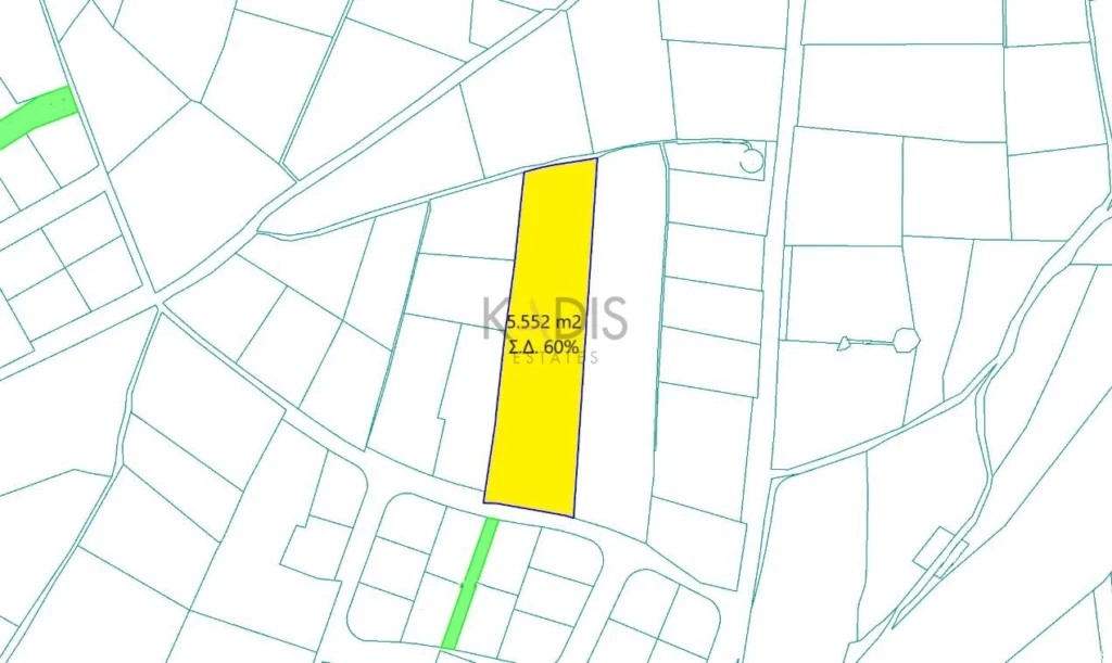 5,552m² Plot for Sale in Dali, Nicosia District