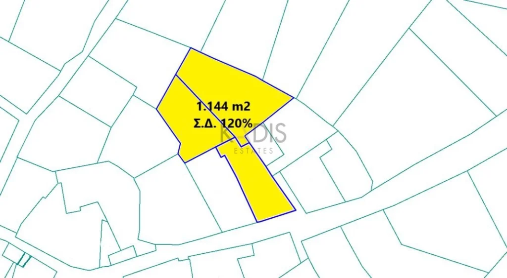 1,144m² Plot for Sale in Alampra, Nicosia District