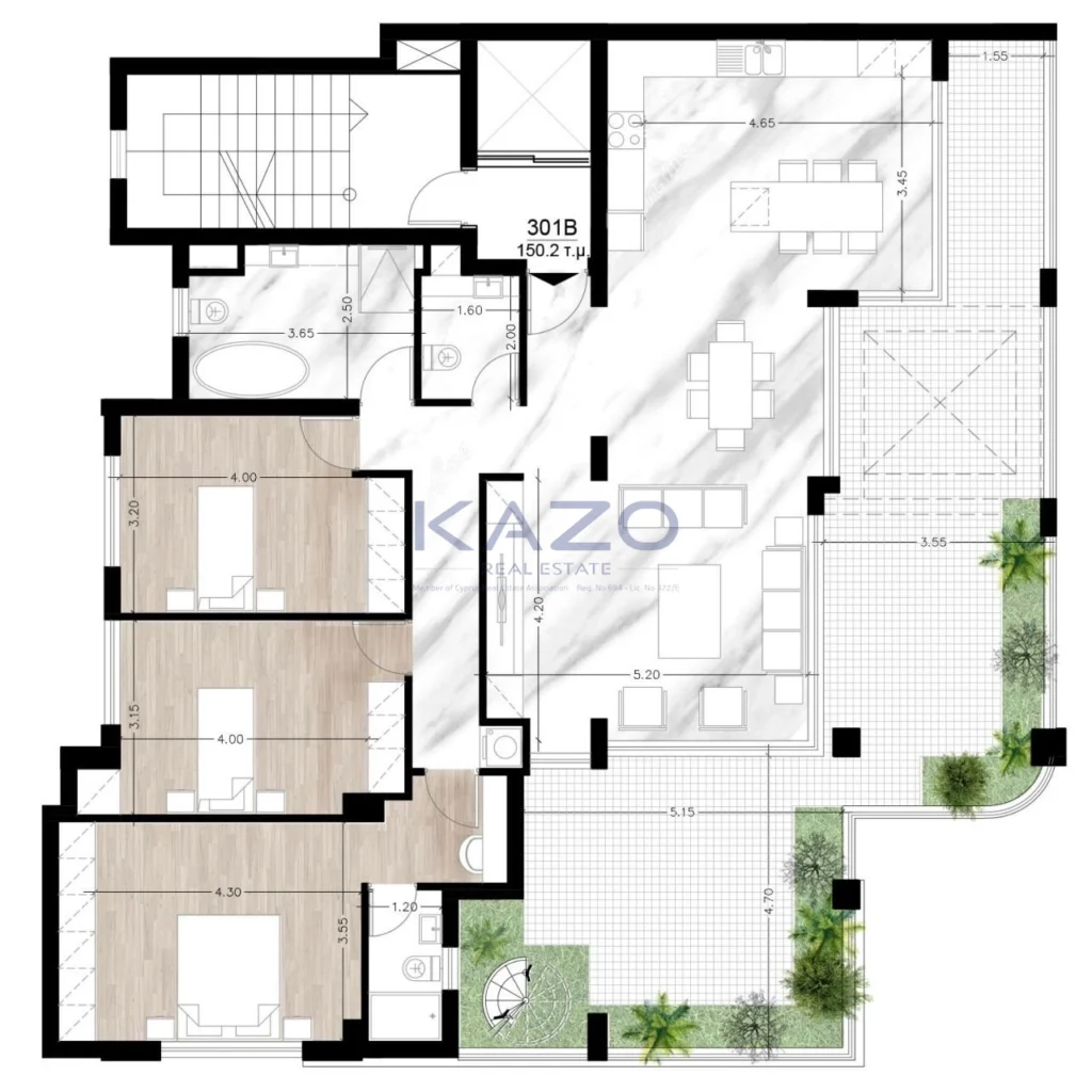 3 Bedroom Apartment for Sale in Limassol – Agios Athanasios