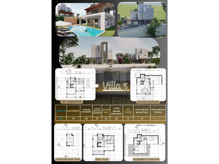 5 Bedroom House for Sale in Parekklisia, Limassol District
