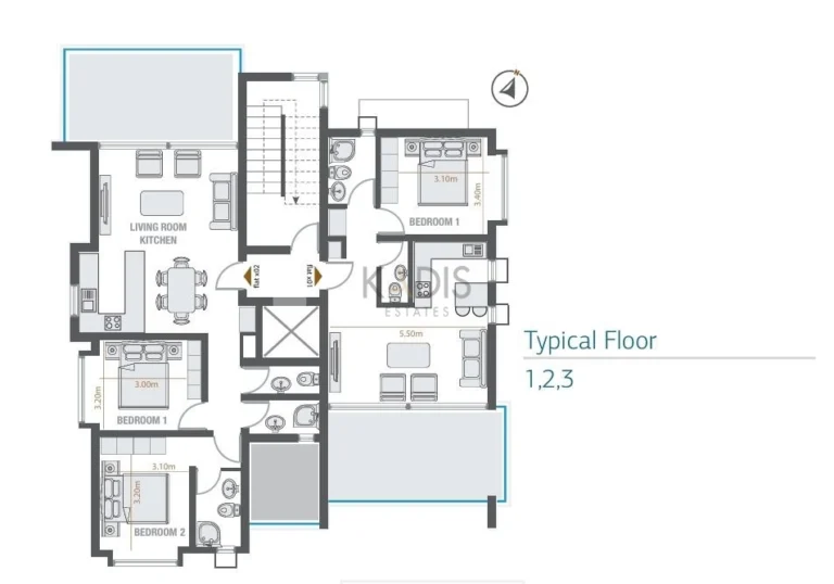 2 Bedroom Apartment for Sale in Larnaca District