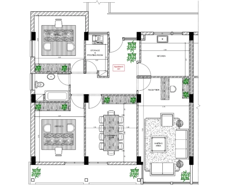 133m² Office for Rent in Spilia, Nicosia District
