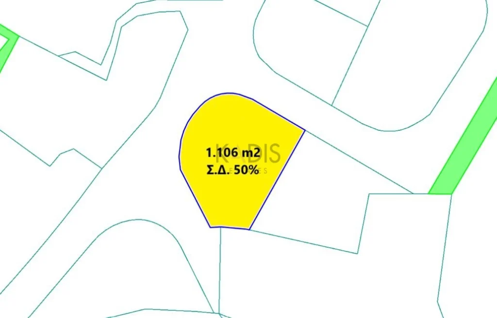 1,106m² Plot for Sale in Nicosia District