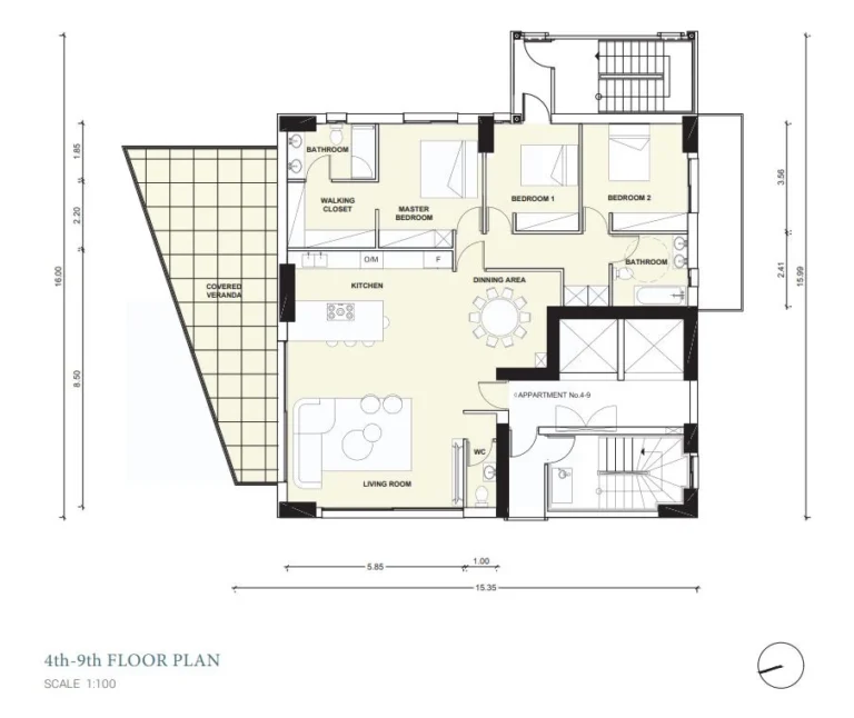 3 Bedroom Apartment for Sale in Nicosia District