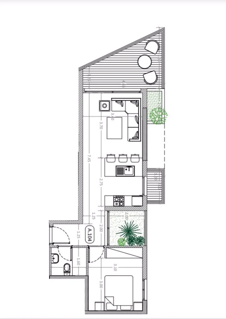 1 Bedroom Apartment for Sale in Nicosia – Lykavitos