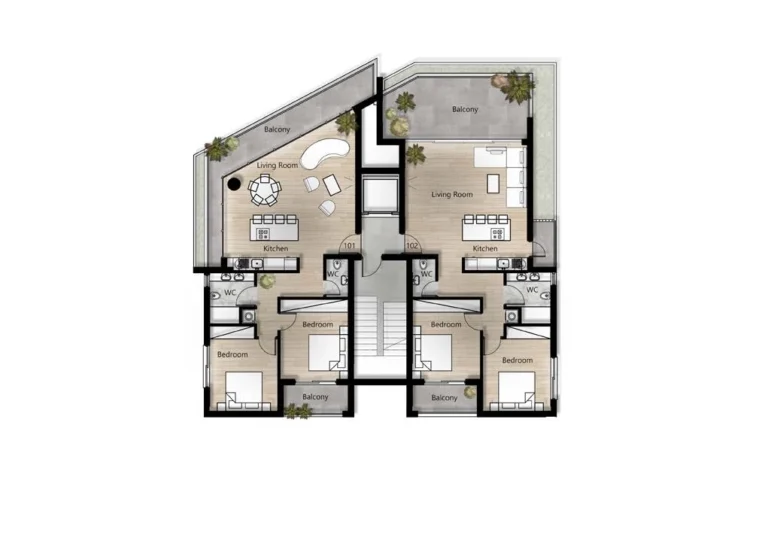 3 Bedroom Apartment for Sale in Limassol – Agios Antonios