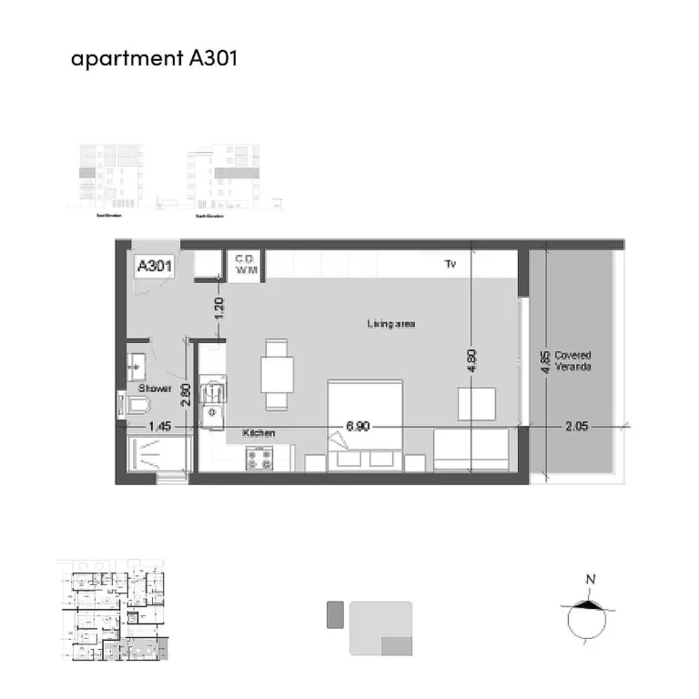 56m² Apartment for Sale in Germasogeia, Limassol District