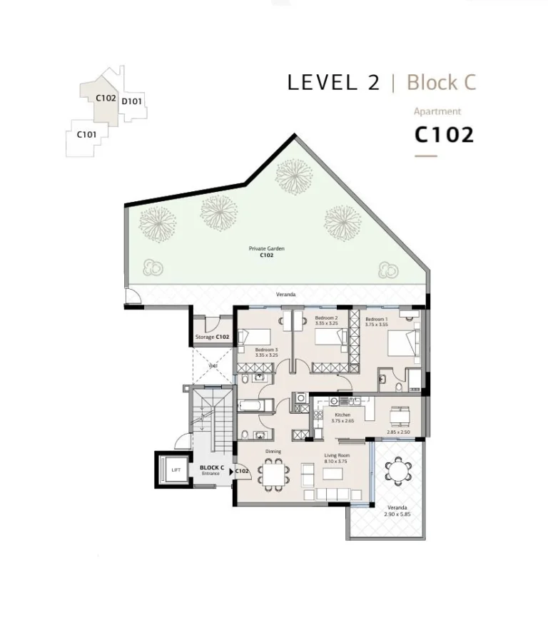 3 Bedroom Apartment for Sale in Germasogeia, Limassol District