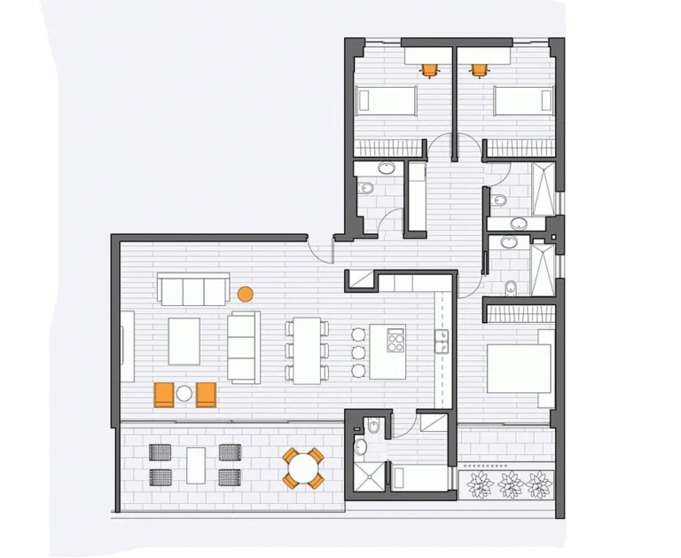 4 Bedroom Apartment for Sale in Nicosia District
