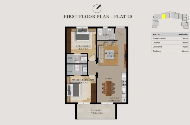 2 Bedroom Apartment for Sale in Pyla, Larnaca District