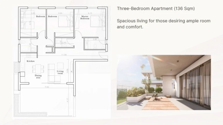 3 Bedroom Apartment for Sale in Larnaca District