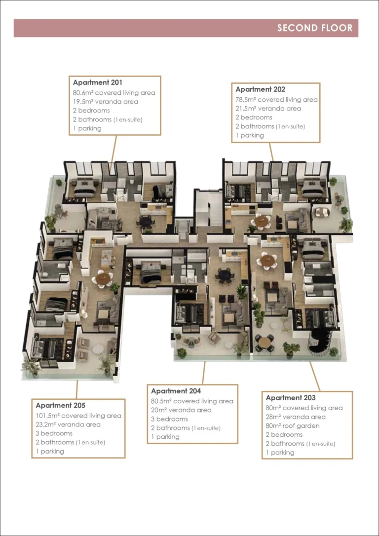 2 Bedroom Apartment for Sale in Aradippou, Larnaca District