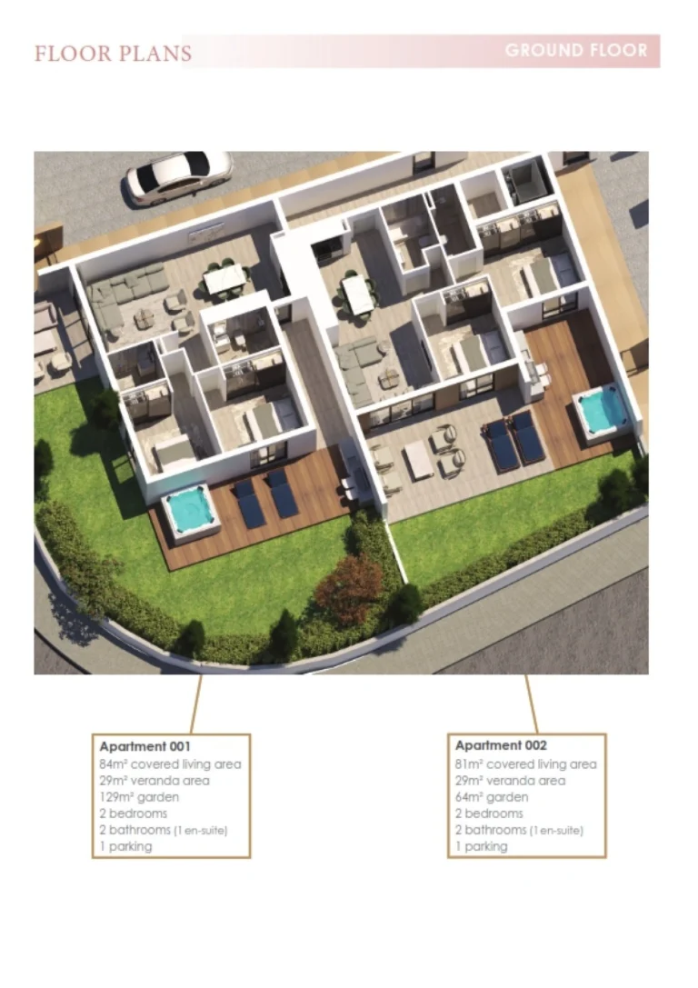 2 Bedroom Apartment for Sale in Aradippou, Larnaca District