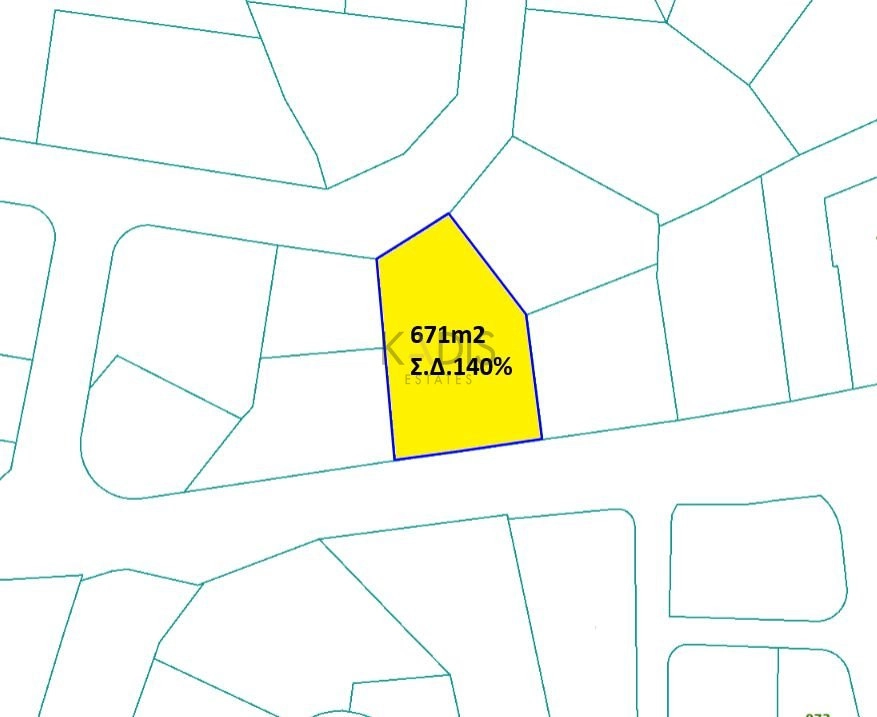 671m² Plot for Sale in Nicosia District
