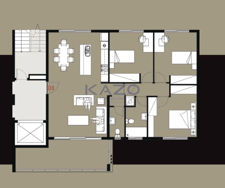 3 Bedroom Apartment for Sale in Limassol – Panthea