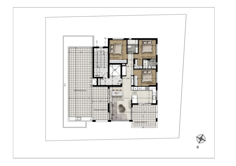 3 Bedroom Apartment for Sale in Limassol – Tsiflikoudia