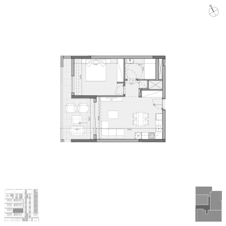 1 Bedroom Apartment for Sale in Potamos Germasogeias, Limassol District
