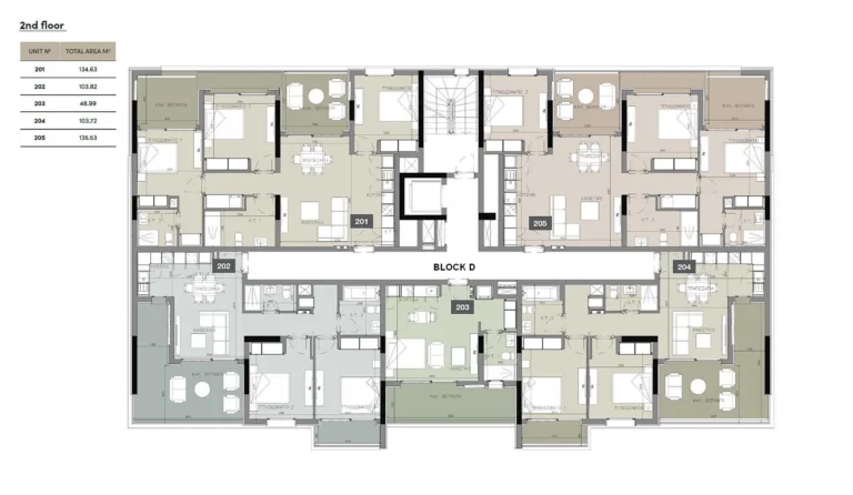 2 Bedroom Apartment for Sale in Limassol – Zakaki