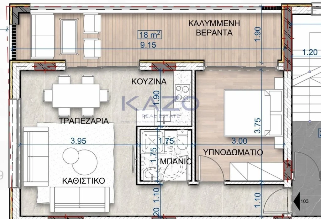 1 Bedroom Apartment for Sale in Limassol – Panthea