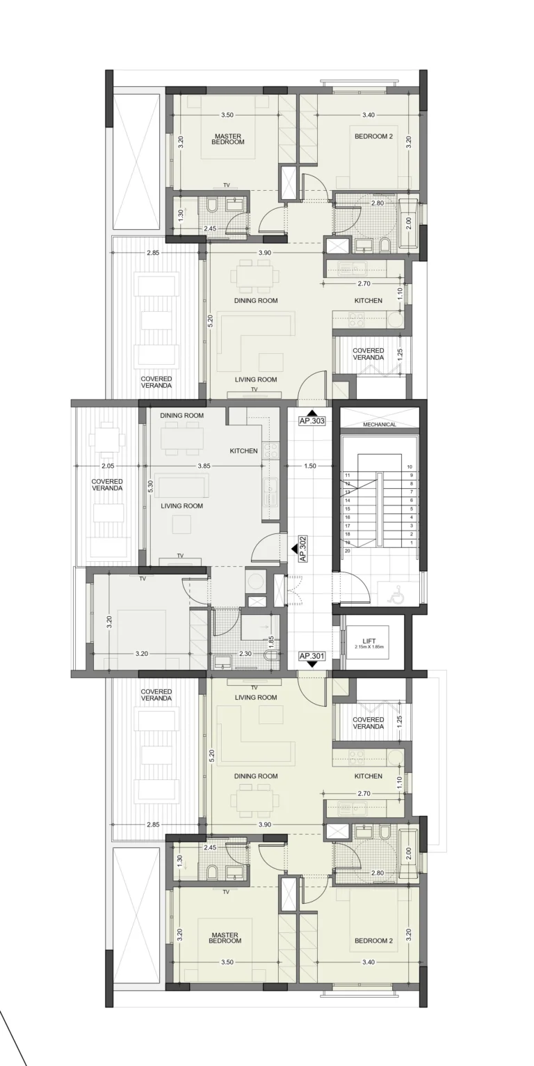 2 Bedroom Apartment for Sale in Potamos Germasogeias, Limassol District