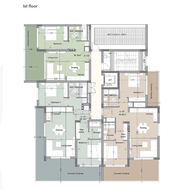 2 Bedroom Apartment for Sale in Potamos Germasogeias, Limassol District