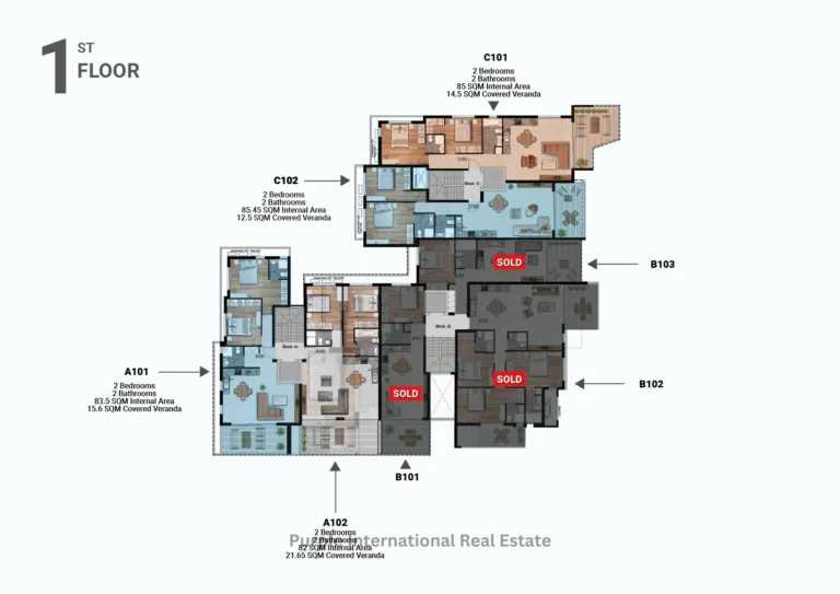 2 Bedroom Apartment for Sale in Livadia Larnakas, Larnaca District
