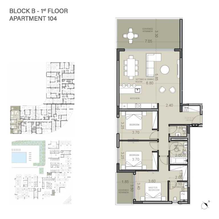 3 Bedroom Apartment for Sale in Kato Paphos