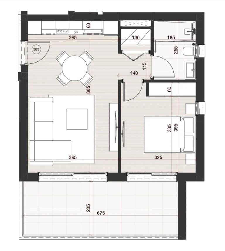 1 Bedroom Apartment for Sale in Limassol – Mesa Geitonia