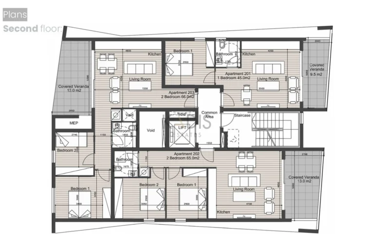 2 Bedroom Apartment for Sale in Limassol – Agia Zoni