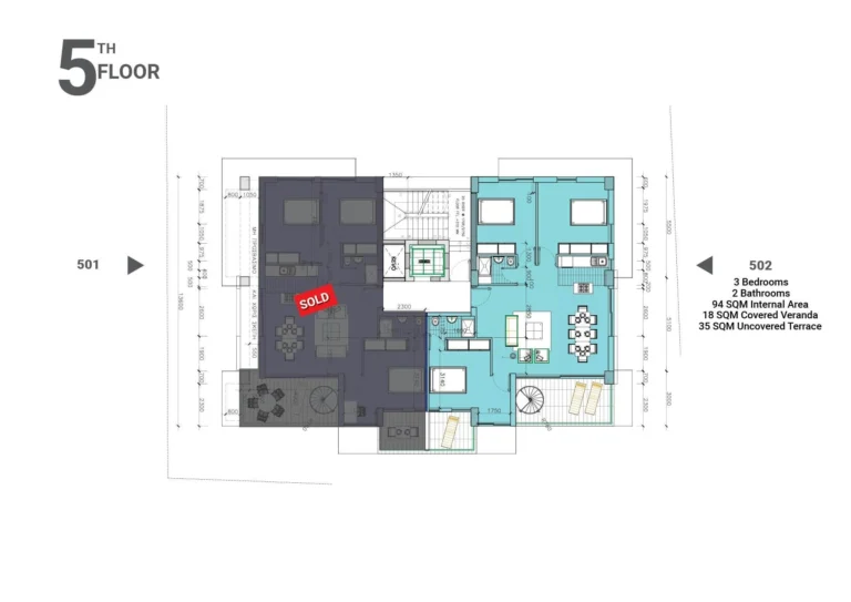3 Bedroom Apartment for Sale in Limassol – Neapolis