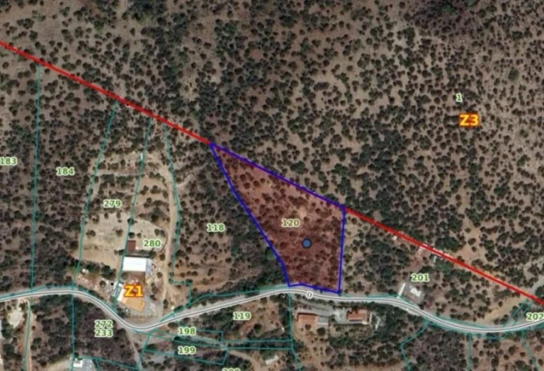 7,000m² Plot for Sale in Apsiou, Limassol District