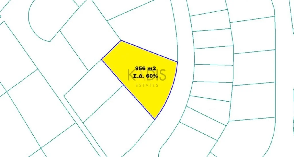956m² Plot for Sale in Agrokipia, Nicosia District