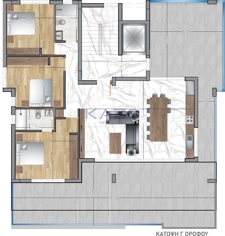 3 Bedroom Apartment for Sale in Limassol – Panthea