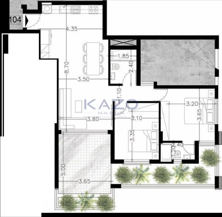 2 Bedroom Apartment for Sale in Limassol – Agios Athanasios
