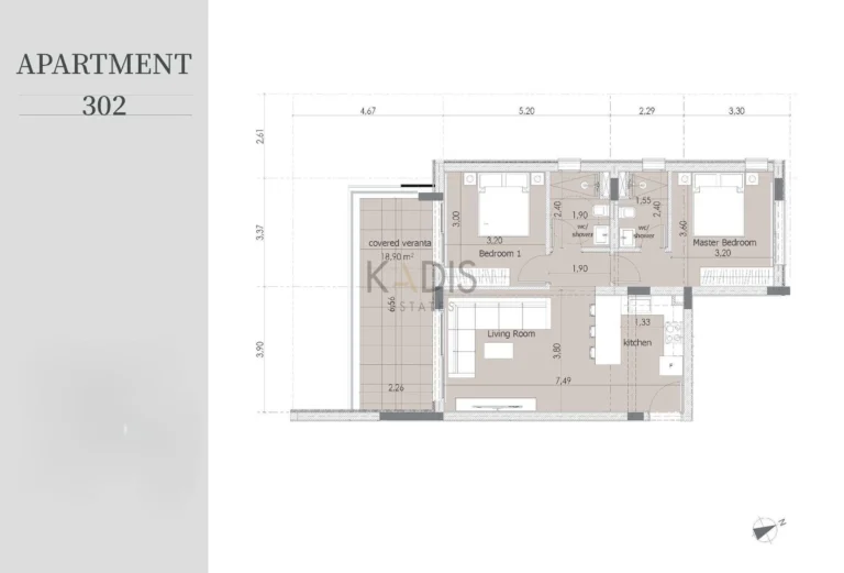 2 Bedroom Apartment for Sale in Limassol – Agia Fyla