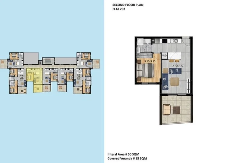 1 Bedroom Apartment for Sale in Limassol – Agios Athanasios