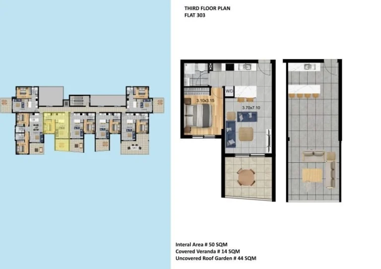 1 Bedroom Apartment for Sale in Limassol – Agios Athanasios