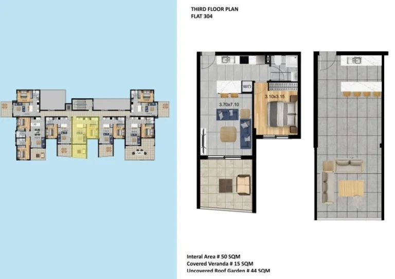 1 Bedroom Apartment for Sale in Limassol – Agios Athanasios