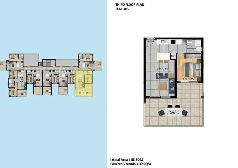 1 Bedroom Apartment for Sale in Limassol – Agios Athanasios