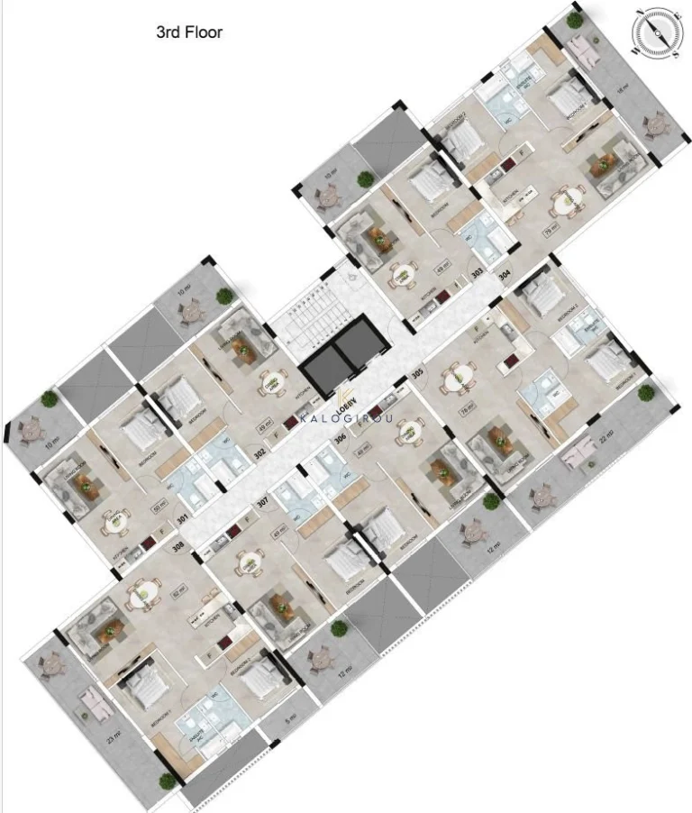 2 Bedroom Apartment for Sale in Larnaca District