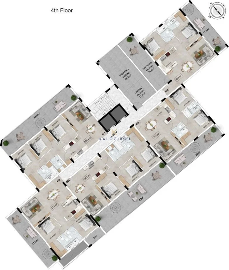 1 Bedroom Apartment for Sale in Larnaca District