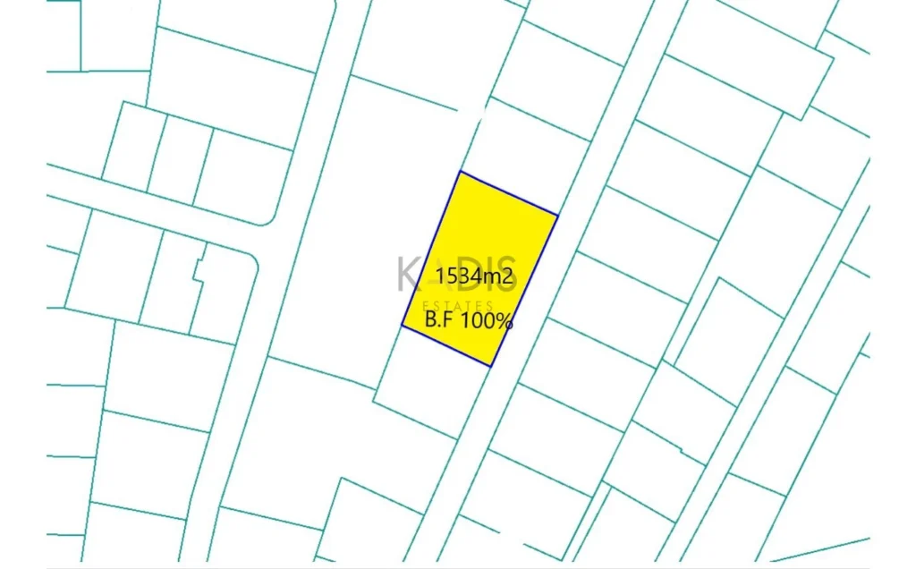 1,534m² Plot for Sale in Nicosia – Agios Andreas