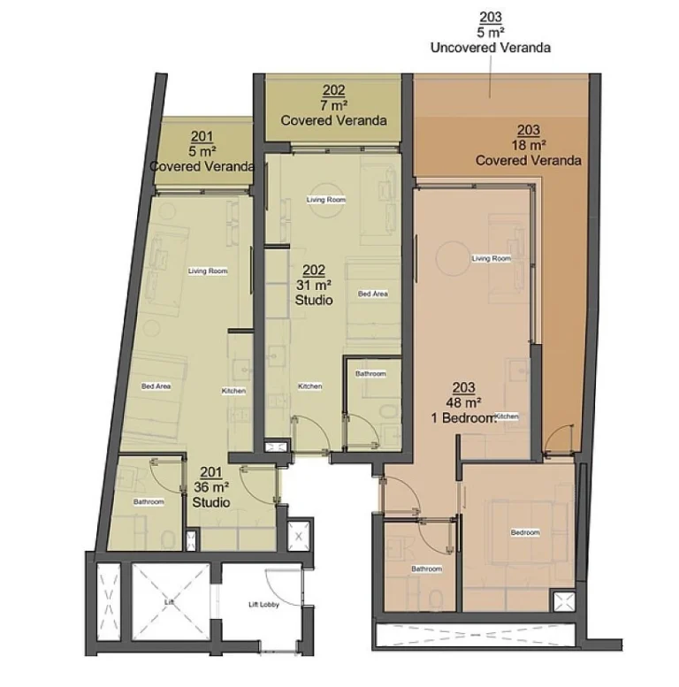 1 Bedroom Apartment for Sale in Limassol – Katholiki