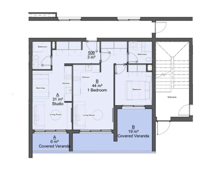 2 Bedroom Apartment for Sale in Limassol – Katholiki